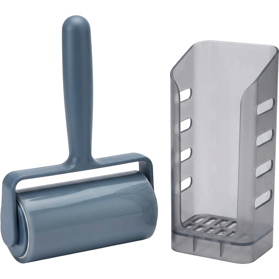Terray Washable Gel Lint Roller with Ventilated Stand Smoky Blue